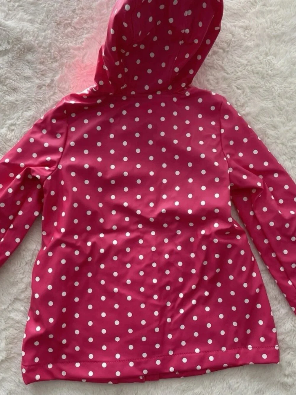 SALE! NWT GAP Rain Jacket Toddler Pink and White Dots Size 3T